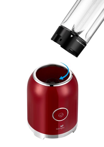 Blender Smoothie Portable Senya Juicy Delight – 250W – 6 lames inox – 2 bouteilles (500 ml + 600 ml) – Lave-vaisselle – Image 11