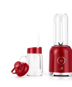 Blender Smoothie Portable Senya Juicy Delight – 250W – 6 lames inox – 2 bouteilles (500 ml + 600 ml) – Lave-vaisselle