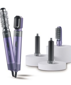 Multistyler lisseur-boucleur électrique 5 en 1 Violet Ambiano – Image 3