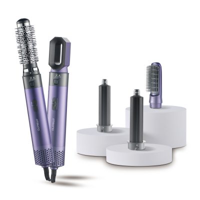 Multistyler lisseur-boucleur électrique 5 en 1 Violet Ambiano – Image 3