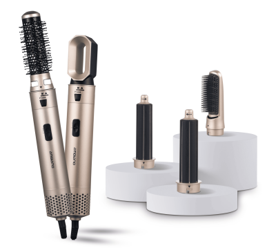 Multistyler lisseur-boucleur électrique 5 en 1 Champagne Ambiano – Image 3