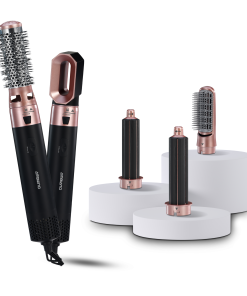 Multistyler lisseur-boucleur électrique 5 en 1 noir Ambiano – Image 3