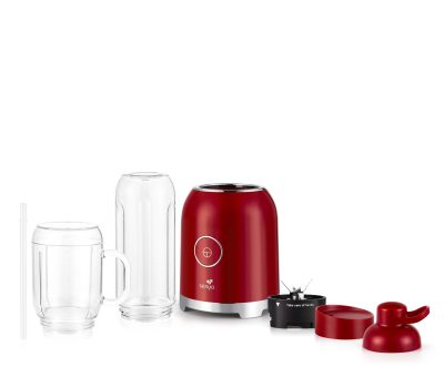 Blender Smoothie Portable Senya Juicy Delight – 250W – 6 lames inox – 2 bouteilles (500 ml + 600 ml) – Lave-vaisselle – Image 8