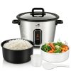 Cuiseur à riz automatique avec panier vapeur - Perfect Rice - 1,8L 700W, maintien au chaud, cuve inox jusqu'à 1,5 kg de riz cru