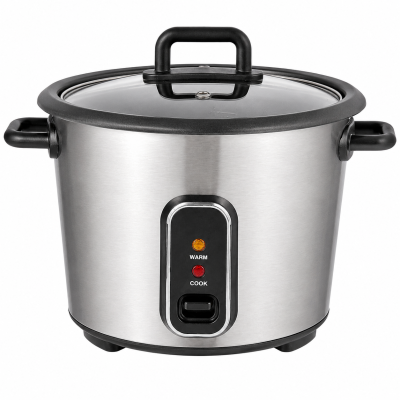Cuiseur à riz automatique avec panier vapeur - Perfect Rice - 1,8L 700W, maintien au chaud, cuve inox jusqu'à 1,5 kg de riz cru – Image 10