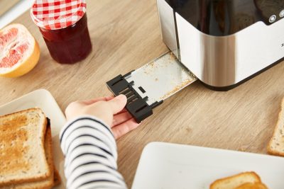 Grille-pain tactile 2 larges fentes inox Smart Toaster – Image 4