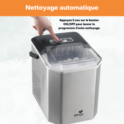 Machine à glaçons Ice Cool – Glaçons en 6 min – 12kg/24h – 2 tailles - Idéale apéros, cocktails et été – Image 8