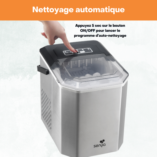 Machine à glaçons Ice Cool – Glaçons en 6 min – 12kg/24h – 2 tailles - Idéale apéros, cocktails et été – Image 8