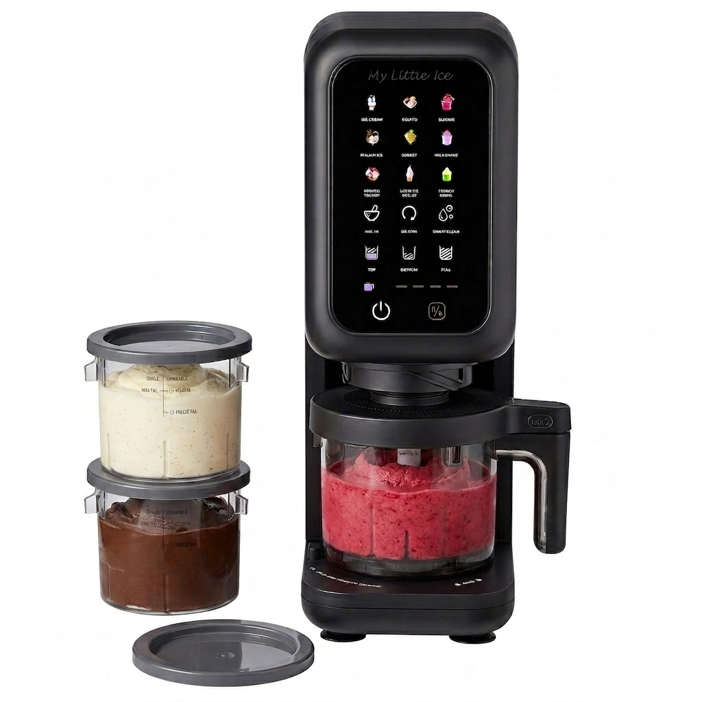 Machine à Glace Maison My Little Ice 700W – Sorbetière Électrique Familiale 9 Programmes