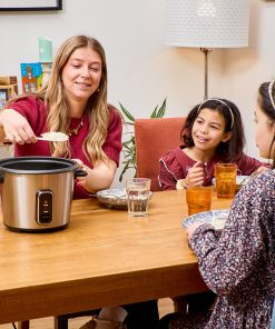 Cuiseur à riz automatique avec panier vapeur - Perfect Rice - 1,8L 700W, maintien au chaud, cuve inox jusqu'à 1,5 kg de riz cru – Image 8