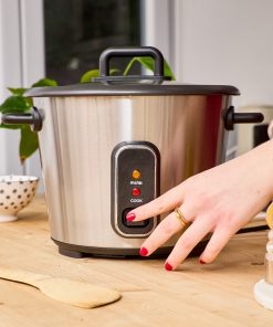 Cuiseur à riz automatique avec panier vapeur - Perfect Rice - 1,8L 700W, maintien au chaud, cuve inox jusqu'à 1,5 kg de riz cru – Image 6