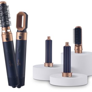 Alternative view of Brosse Soufflante 5 en 1 Air Styler & Sèche-cheveux : lissage, séchage, boucle, brushing 1000W Hair Designer SYWB-HS012N