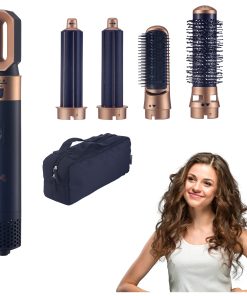 Brosse Soufflante 5 en 1 Air Styler & Sèche-cheveux : lissage, séchage, boucle, brushing 1000W Hair Designer SYWB-HS012N – Image 4