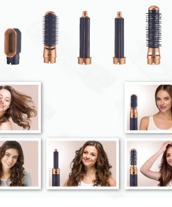 Brosse Soufflante 5 en 1 Air Styler & Sèche-cheveux : lissage, séchage, boucle, brushing 1000W Hair Designer SYWB-HS012N – Image 8