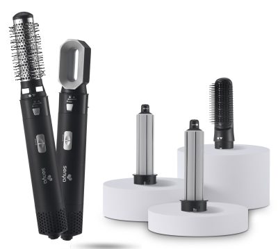 Brosse Soufflante 5 en 1 Air Styler & Sèche-cheveux : lissage, séchage, boucle, brushing 1000W Hair Designer SYWB-HS012N - Noir