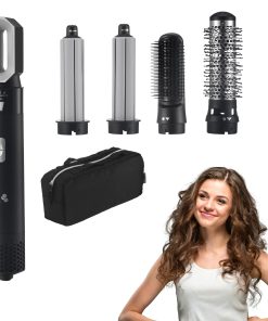 Brosse Soufflante 5 en 1 Air Styler & Sèche-cheveux : lissage, séchage, boucle, brushing 1000W Hair Designer SYWB-HS012N – Image 3