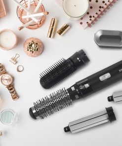 Brosse Soufflante 5 en 1 Air Styler & Sèche-cheveux : lissage, séchage, boucle, brushing 1000W Hair Designer SYWB-HS012N – Image 5