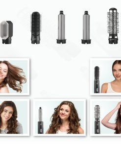 Brosse Soufflante 5 en 1 Air Styler & Sèche-cheveux : lissage, séchage, boucle, brushing 1000W Hair Designer SYWB-HS012N – Image 7
