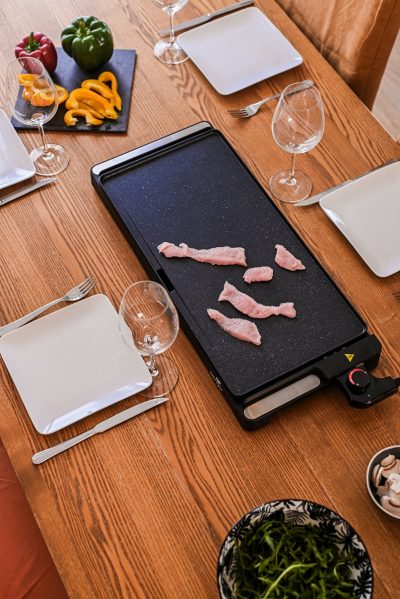 Plancha électrique Senya Plancha Time – 2200W – Surface XL 50,8 x 25,4 cm – Jusqu'à 8 personnes – Antiadhésif effet pierre – Image 5