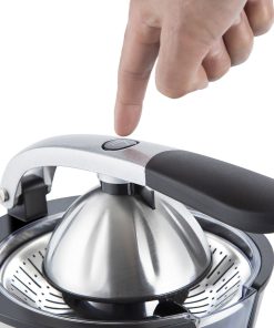 Presse agrumes électrique, bras levier, en acier inoxydable, 0.7L – Image 6