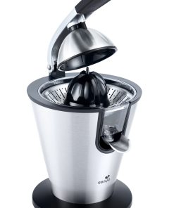 Presse agrumes électrique, bras levier, en acier inoxydable, 0.7L – Image 7