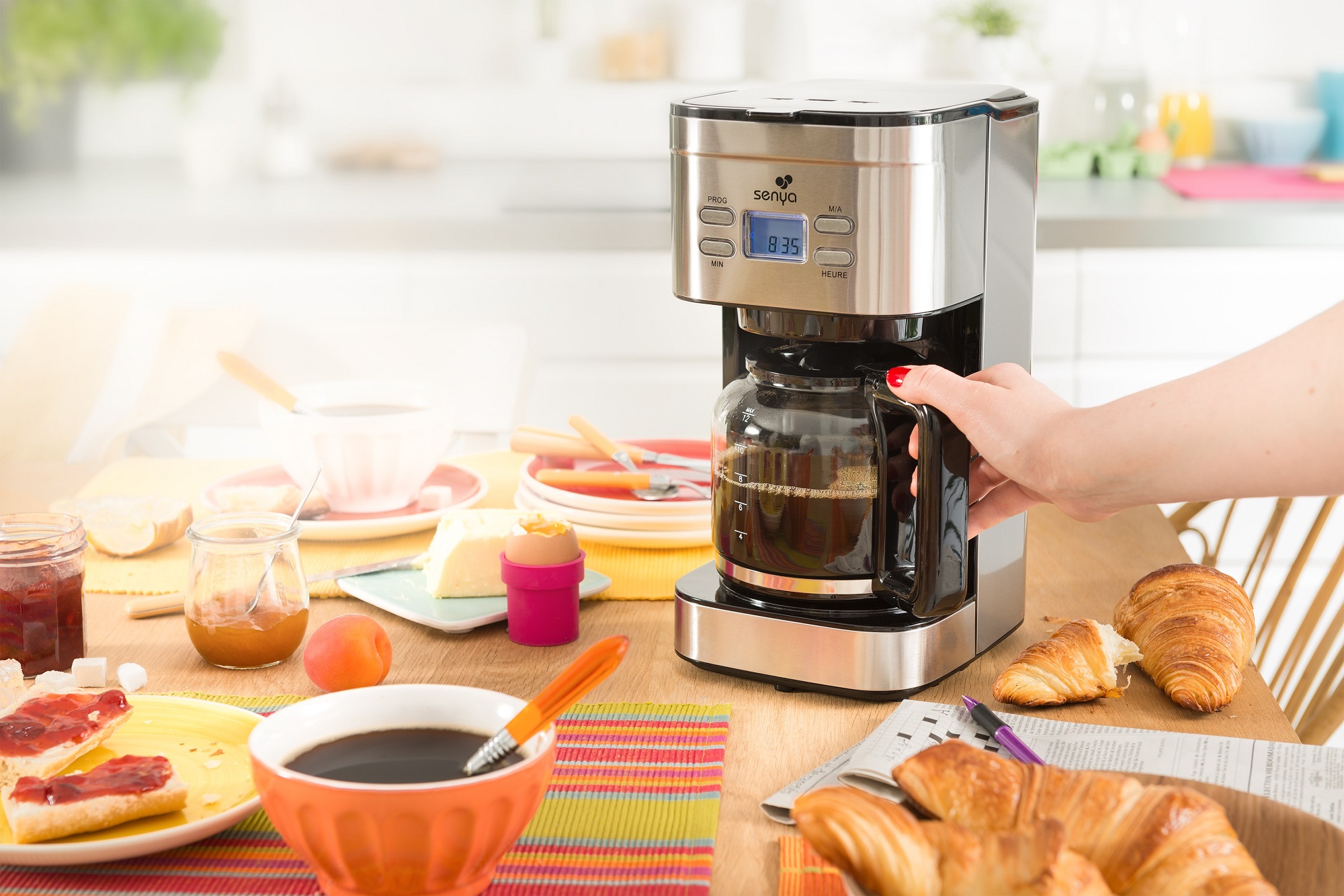 Verseuse en verre - Cafetière programmable Family Coffee – Image 4