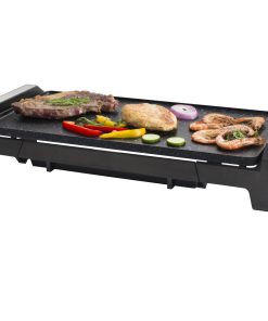 Plancha électrique Senya Plancha Time 2200W – Plaque XL 50,8 x 25,4 cm – Thermostat 80-250°C – Fonte d'aluminium – Sonde détachable – Plaque immergeable – Image 4
