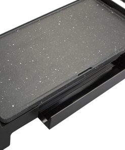 Plancha électrique Senya Plancha Time 2200W – Plaque XL 50,8 x 25,4 cm – Thermostat 80-250°C – Fonte d'aluminium – Sonde détachable – Plaque immergeable – Image 6