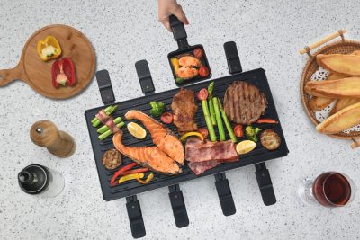Appareil à raclette 3en1 pour 8 personnes Sweet Cheese