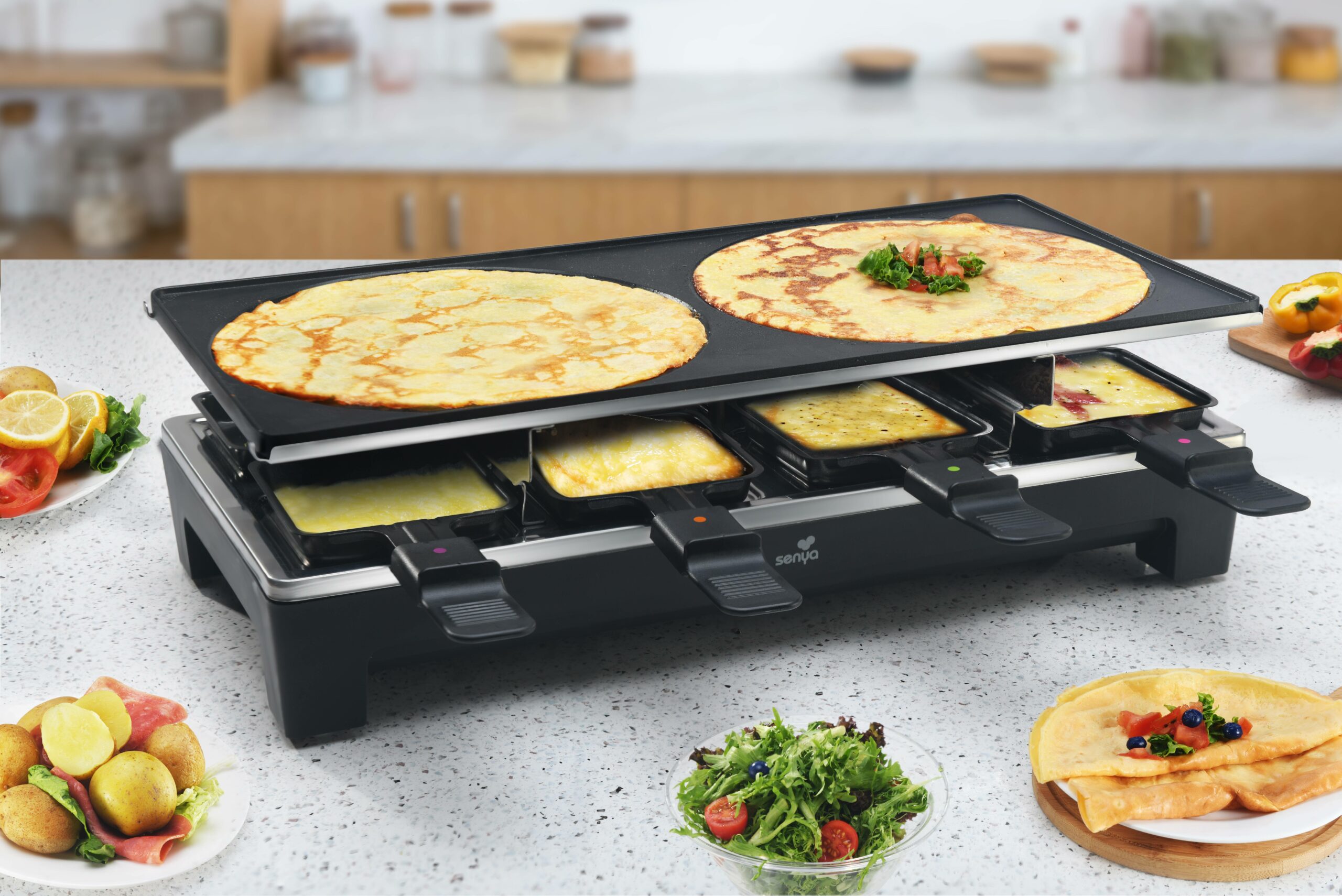 Appareil à raclette 3en1 pour 8 personnes Sweet Cheese – Image 5