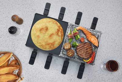Appareil à raclette 4en1 pour 8 personnes Cheese & Stone – Image 3