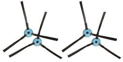 Ensemble de 4 brosses rotatives latérales - Aspirateur robot