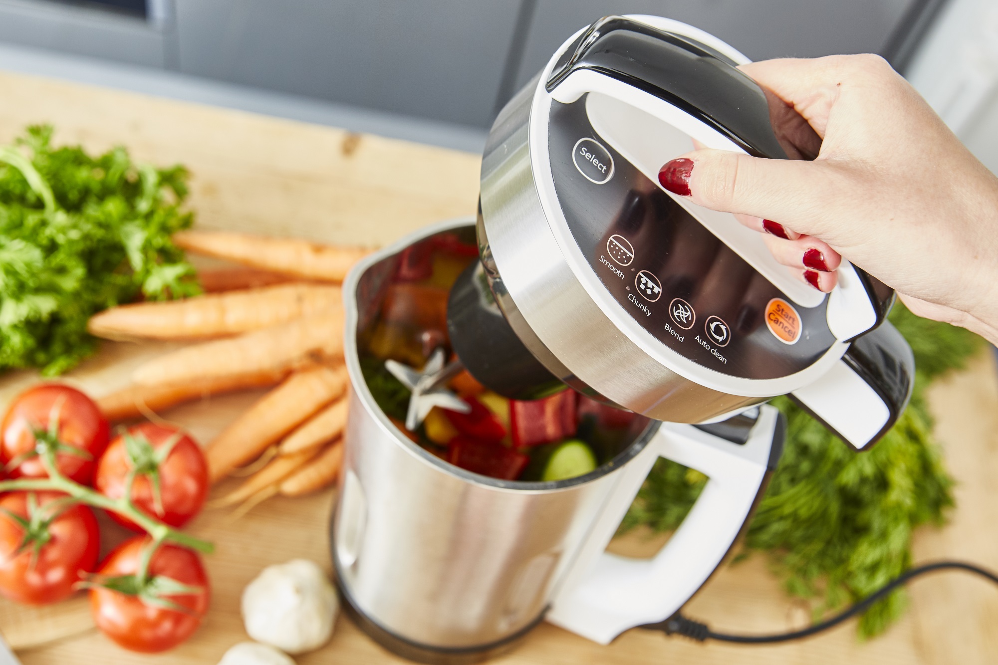 Blender soupe chauffant, mixeur à soupe Cook & Heat 1,6L – Image 3