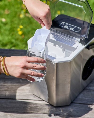 Machine à glaçons Ice Cool – Glaçons en 6 min – 12kg/24h – 2 tailles - Idéale apéros, cocktails et été – Image 5