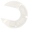 Couvercle antiéclaboussures en acier inoxydable pour robot pâtissier SENYA SYCP-M056C