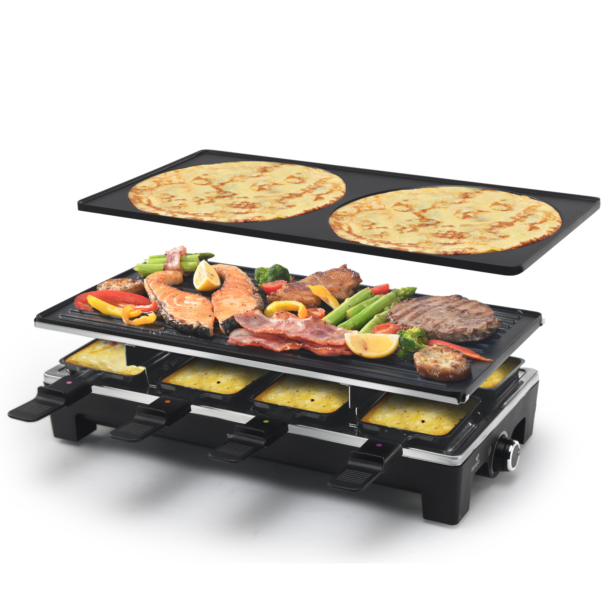 Appareil à raclette 3en1 pour 8 personnes Sweet Cheese – Image 2