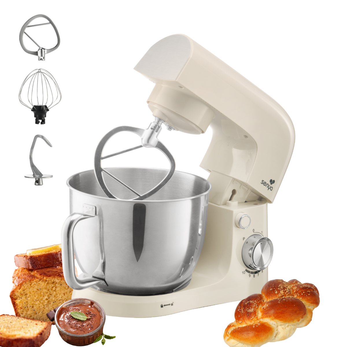 Robot Pâtissier Taste &Pastry Bol Inox 5L 1500W – Image 2