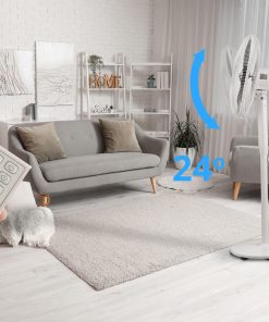 Ventilateur sur pied silencieux Silence & Cool – Ventilateur avec pales 16 pouces, 3 modes de ventilation et télécommande – Image 5