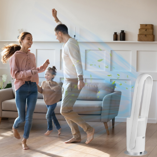 Ventilateur Sans Pale –Silencieux, Purificateur d'air, 9 Vitesses – Image 9