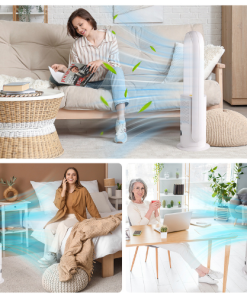 Ventilateur Sans Pale –Silencieux, Purificateur d'air, 9 Vitesses – Image 8
