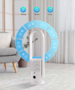 Ventilateur Sans Pale –Silencieux, Purificateur d'air, 9 Vitesses – Image 4