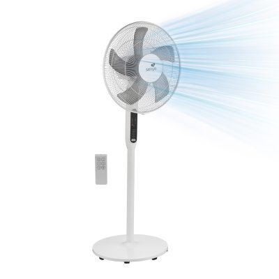 Ventilateur sur pied silencieux Silence & Cool – Ventilateur avec pales 16 pouces, 3 modes de ventilation et télécommande