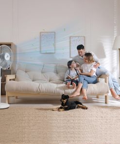 Ventilateur sur pied silencieux Silence & Cool – Ventilateur avec pales 16 pouces, 3 modes de ventilation et télécommande – Image 6