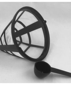 Filtre et cuillère noire - Compatibles avec toutes les Cafetières