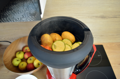 Panier vapeur pliable en silicone 2L, compatible avec le Blender Cook & Ice Version 3 – Image 3