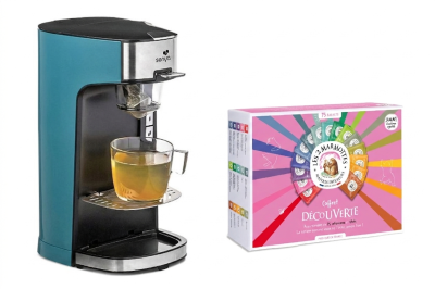Machine à thé Tea Time & Coffret Découverte - Vert