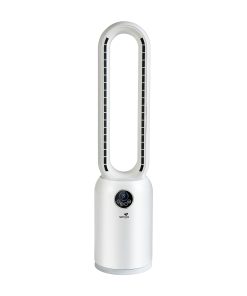 Ventilateur colonne silencieux Fresh Air - 2 en 1 : Purificateur d’air HEPA et ventilateur rafraichisseur avec télécommande