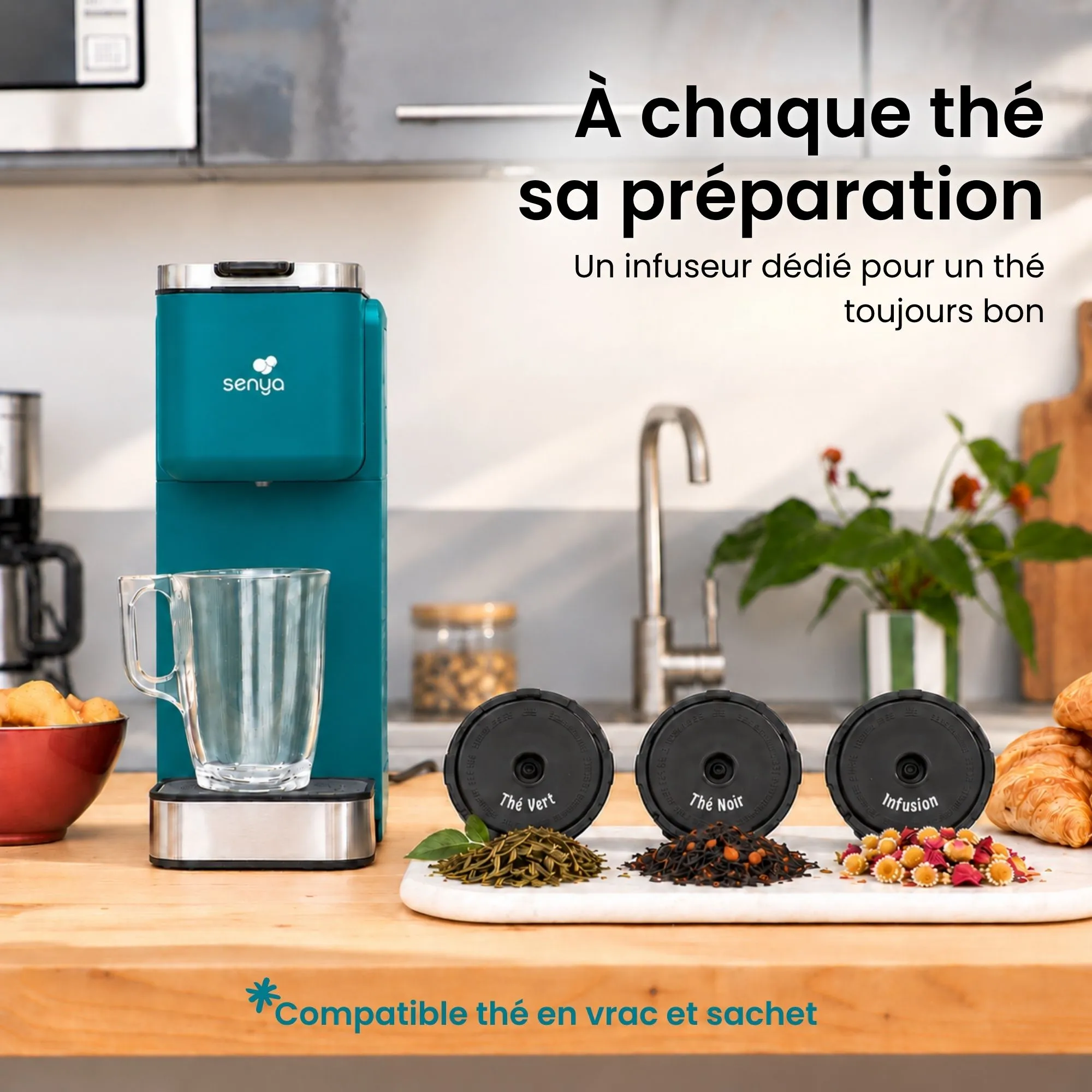 Machine à thé en vrac, théière électrique tactile TeaTime Pro – Image 6