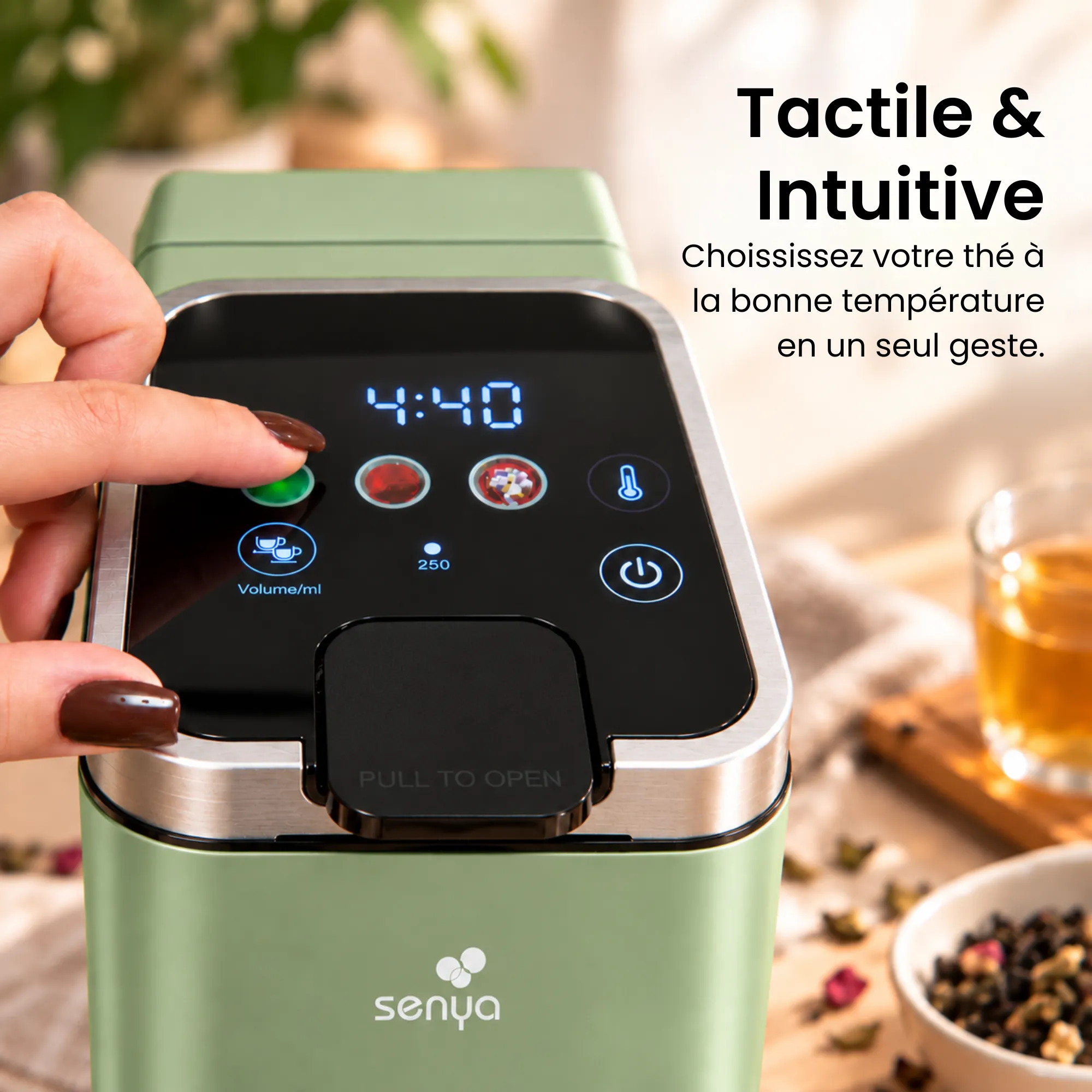 Machine à thé en vrac, théière électrique tactile TeaTime Pro – Image 3