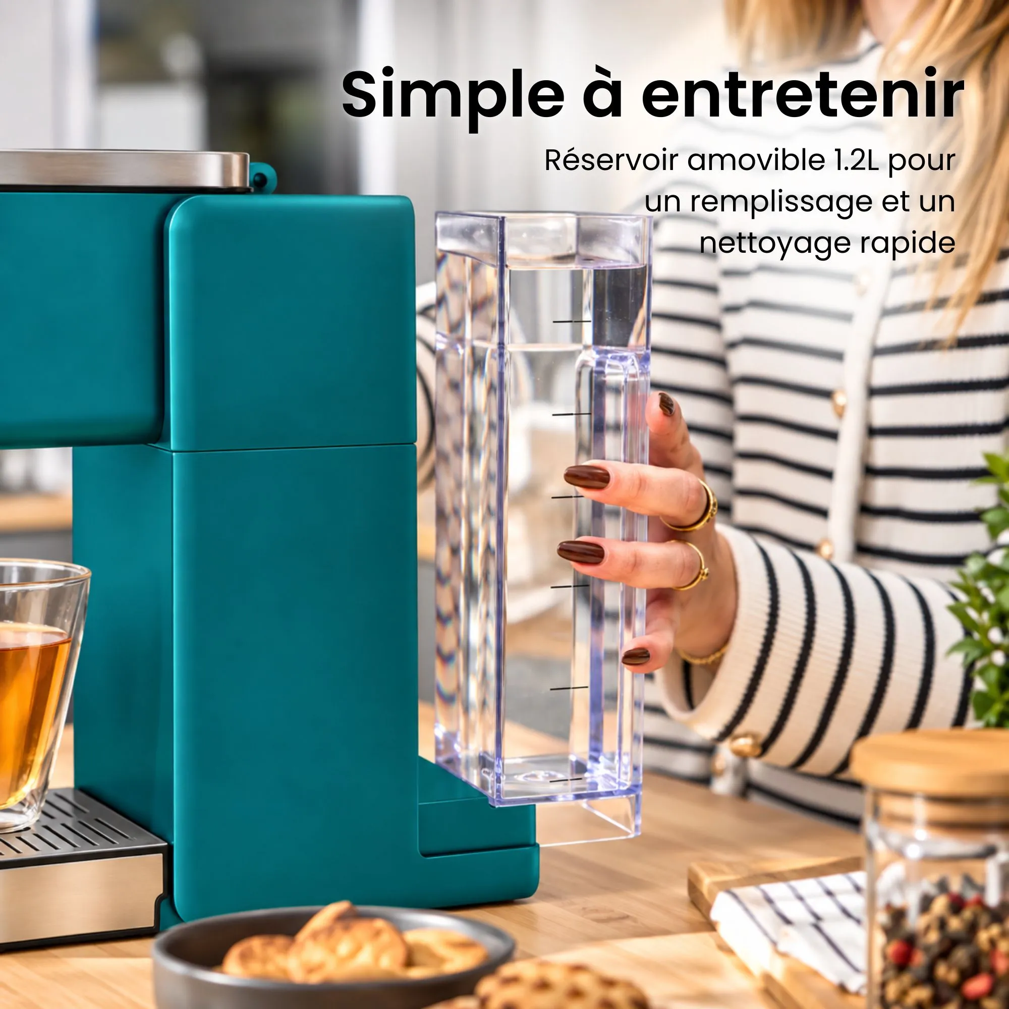 Machine à thé en vrac, théière électrique tactile TeaTime Pro – Image 4